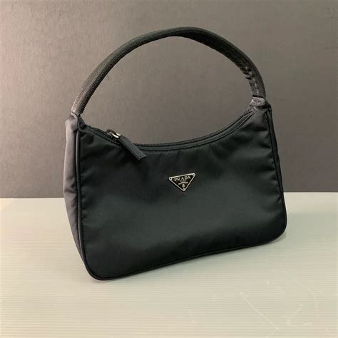 nylon hobo bag prada|pre owned Prada nylon bag.